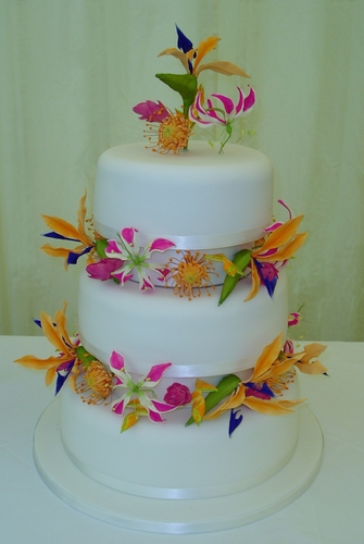 Exotic Wedding Cake