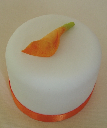 Orange Flowers and Teddies Gift Cakes