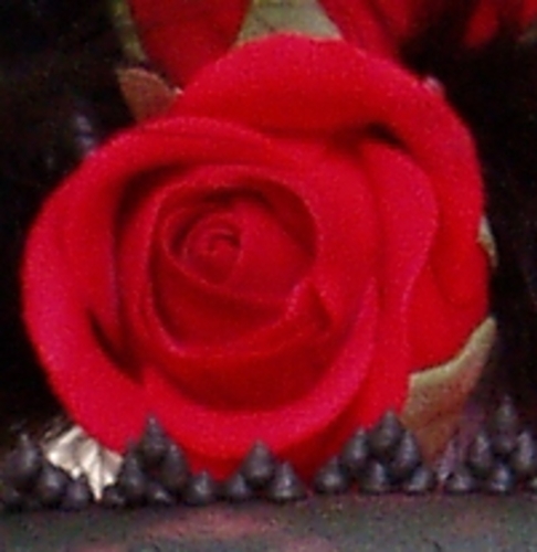 Black Lace Wedding Cake