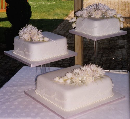 Blushing Bride Wedding Cake
