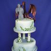 Gothic Angel Wedding Cake