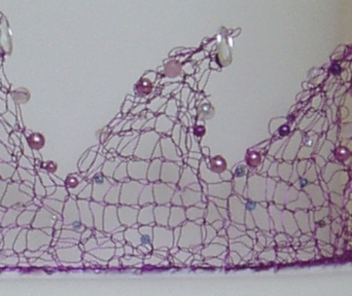 Jewelled Crown Wedding Cake