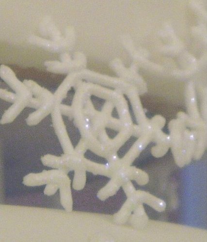 Snowflake Wedding Cake